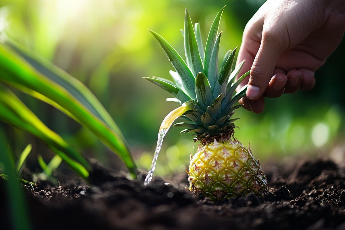 Entretien de l'arbre à ananas